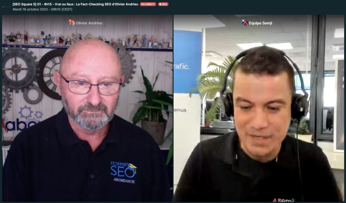 Semji_fr's tweet photo. Le #SSQ5, ça commence maintenant ! 

On commence fort avec une conférence d'Olivier Andrieu (@abondance_com)🤩 https://t.co/htli1GtMvF