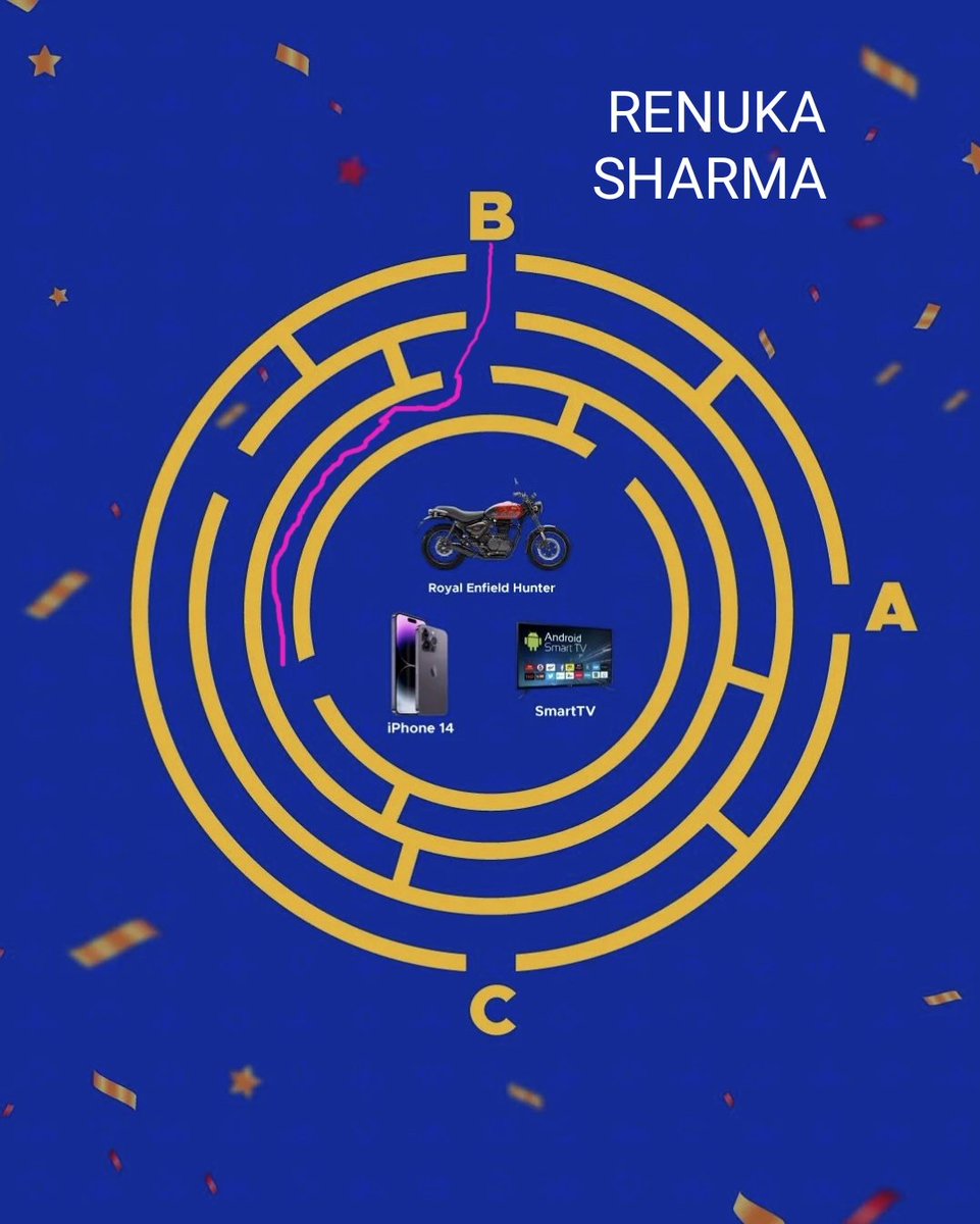 Renuka_Sharma14's tweet photo. @Cashkarocom Path 'B'
โ
๐ถ๐ป๐๐๐ฎ ๐ถ๐ฑ ๐ฅ๐ฒ๐ป๐๐ธ๐ฎ๐ฆ๐ต๐ฎ๐ฟ๐บ๐ฎ14๐ผc
โ
๐๐ฏ ๐ถ๐ฑ ๐ฆ๐ต๐ฎ๐ฟ๐บ๐ฎ ๐ฅ๐ฒ๐ป๐๐ธa
๐๐ผ๐ถ๐ป ๐ต๐ฒ๐ฟ๐ฒ ๐ด๐๐๐ @cashkaro ๐ฎ๐ป๐ฑ ๐๐ถ๐ป ๐ฏ๐ถ๐ด @marellamurthy @priya_pusp @priya_pusp @coolkishore59 @RaviKum75193040 @kkutyy
#GuessThePath Challenge
#KingOfCashback https://t.co/hyKPdXcGlH