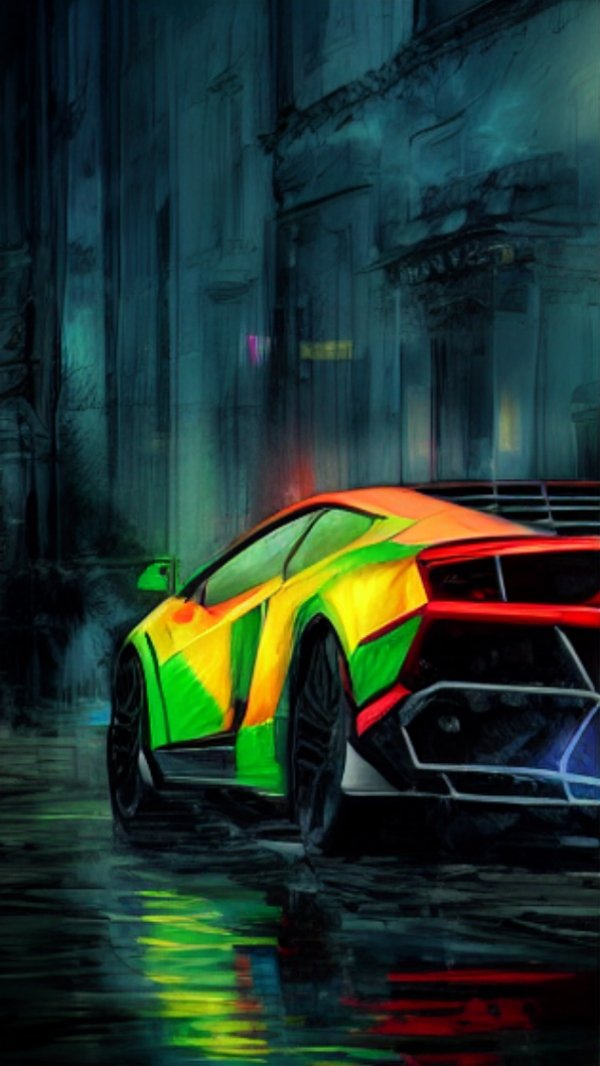 #Lamborghinis colorful Lambo