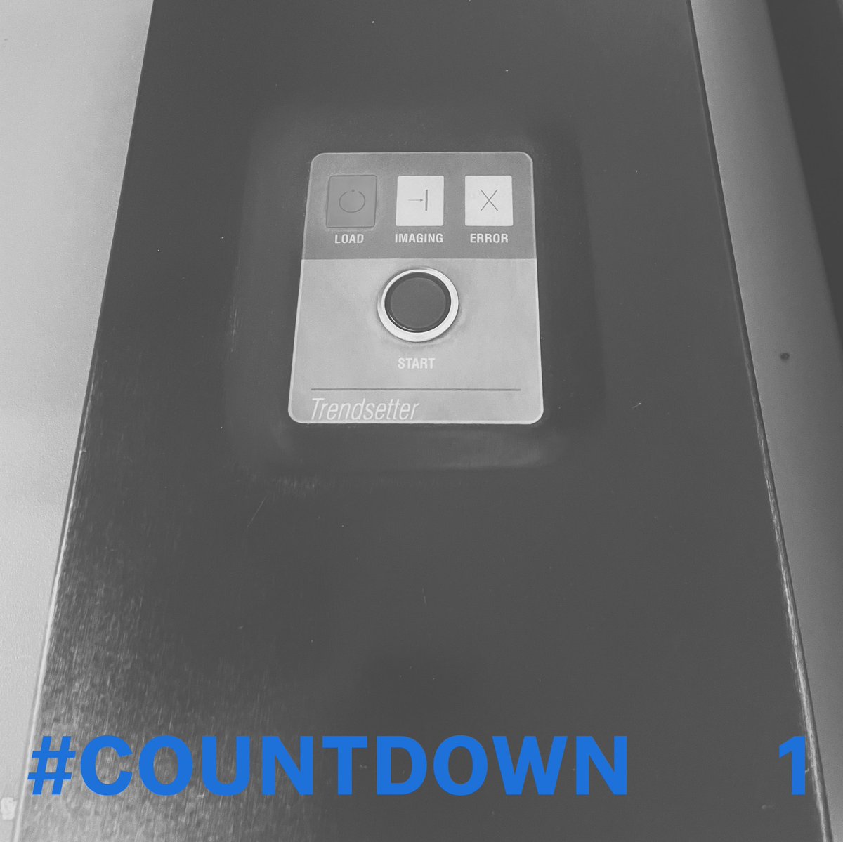 #COUNTDOWN: Wir freuen uns auf unseren neuen #Trendsetter Q1600 #Platesetter von #Kodak.
