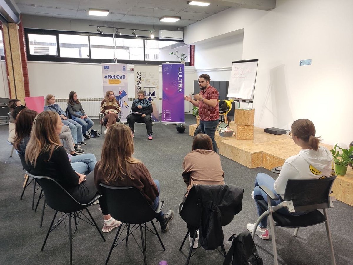 plusultrayouth's tweet photo. U subotu smo održali i III #SoftSkills trening za mlade općine Novo Sarajevo.  
#ReLOaD #ReLOaDBiH #LocalDemocracy #WesternBalkan #plusultra #NGO #training #EuropeanYearOfYouth https://t.co/XJOppWZKFv