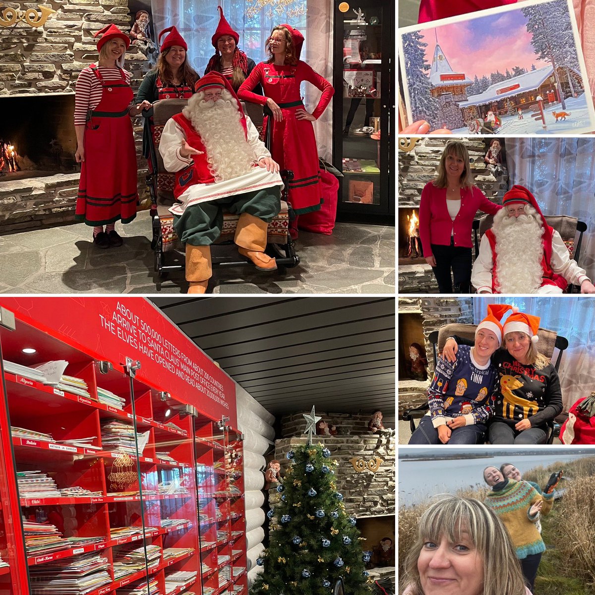 Terveiset #JoulupukinPääposti’lta Napapiiriltä! Huikeita tonttuja meillä, ja tavattiin joulupukkikin 🔥🎅 @Marjo_Hu <a href="/MReentil/">Maija Reentilä</a> <a href="/Postigroup/">Posti</a> #MePostilaiset #Posti #Joulu