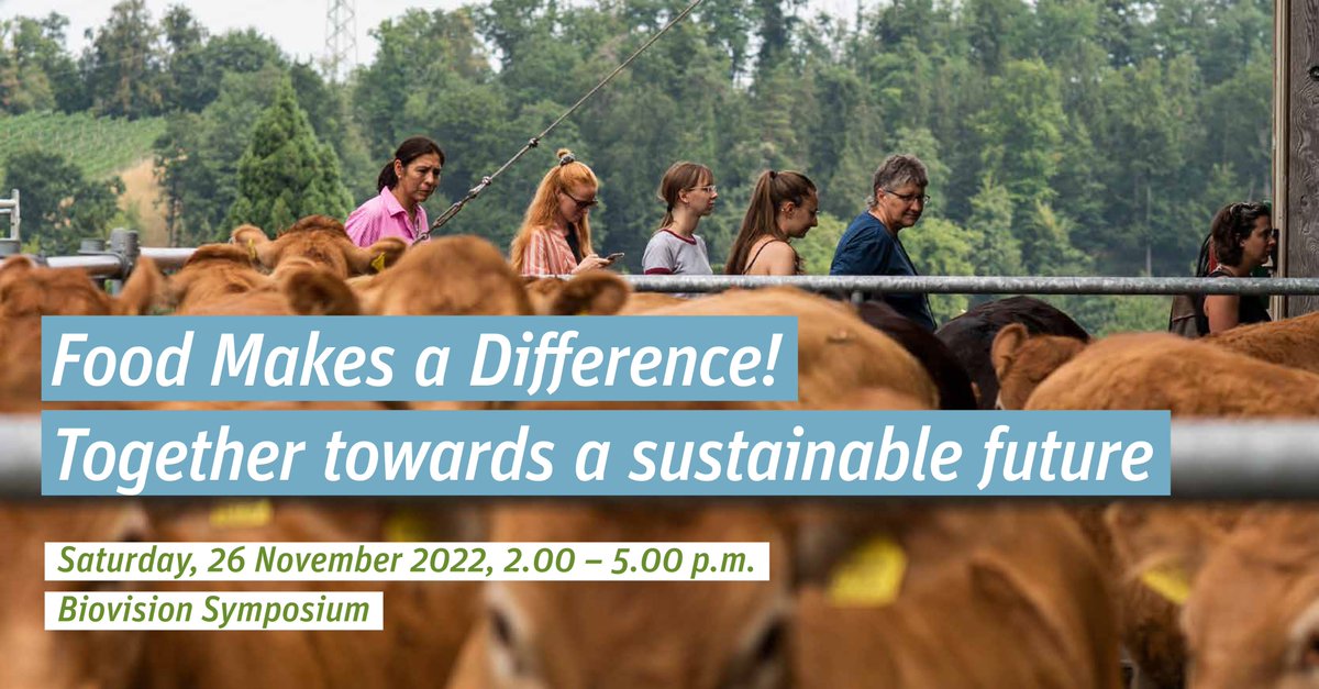 Biovision Foundation (@biovision_org) on Twitter photo Curious about #foodmovements driving change in the #foodsystems? Learn about <a href="/SFHCMalawi/">SFHC</a>
strengthening local communities + promoting organic farming and meet people from 🇨🇭's first citizens' council <a href="/BEP_Schweiz/">Bürger:innenrat für Ernährungspolitik</a>.
🗓️ 26 November | 2:00-5:00 pm
📌 Online
📝biovision.ch/en/symposium22/ Curious about #foodmovements driving change in the #foodsystems? Learn about <a href="/SFHCMalawi/">SFHC</a>
strengthening local communities + promoting organic farming and meet people from 🇨🇭's first citizens' council <a href="/BEP_Schweiz/">Bürger:innenrat für Ernährungspolitik</a>.
🗓️ 26 November | 2:00-5:00 pm
📌 Online
📝biovision.ch/en/symposium22/