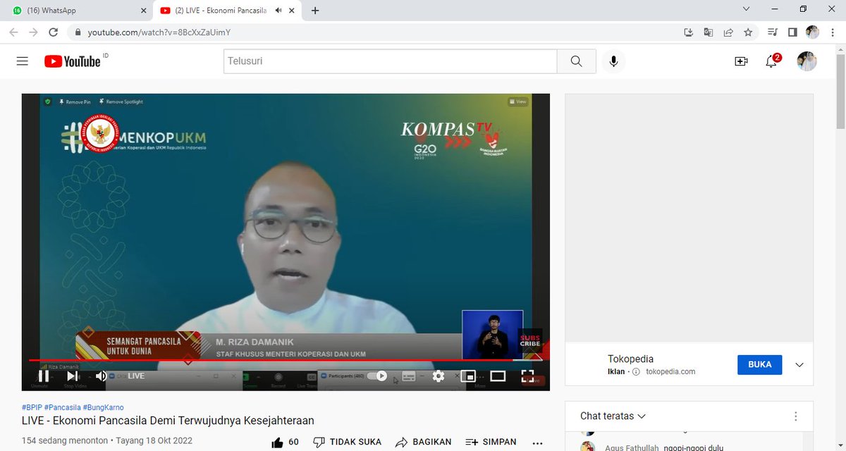"Usaha, bisnis yang ideal adalah yang ramah lingkungan dan inklusif. "Riza Damanik  Inilah nilai dasar dalam #EkonomiPancasila #gemarmulia #pancasiladalamtindakan
 
<a href="/BPIPRI/">Badan Pembinaan Ideologi Pancasila</a> <a href="/mimbarsopan/">MimbarSopan</a>