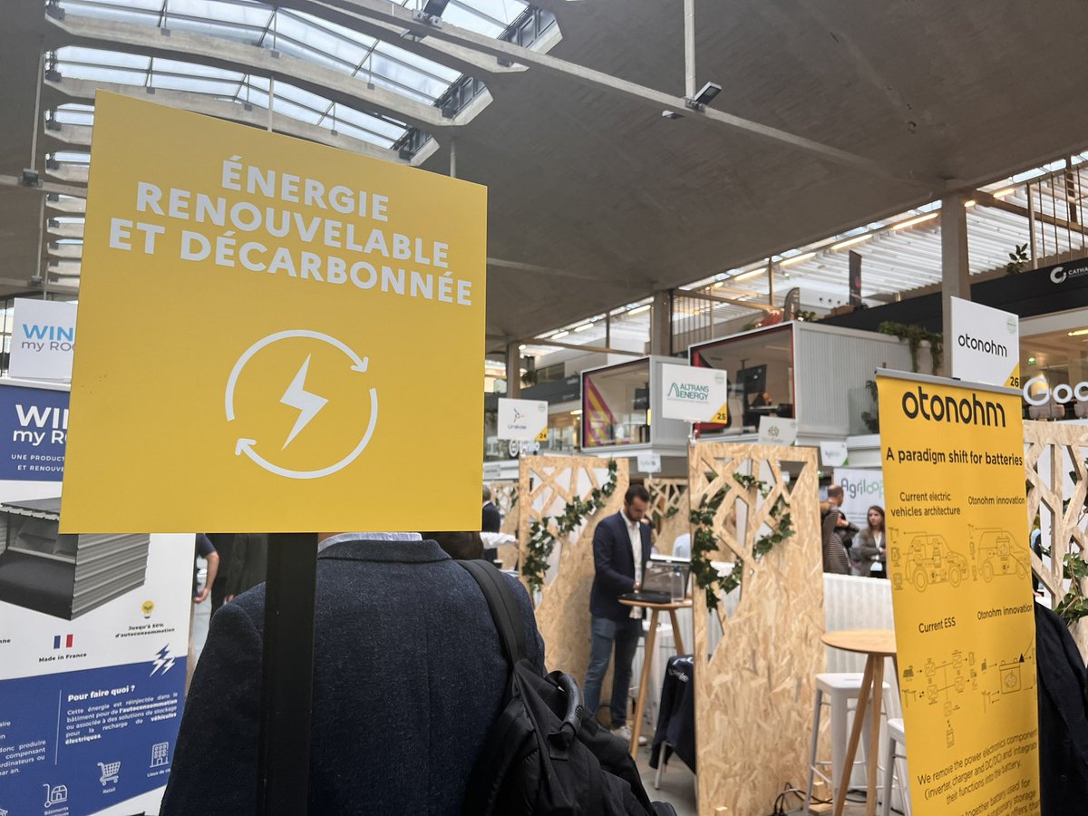 FlashTweet's tweet photo. ✅#InDaPlace au #MeetUpGreenTech 2022 @GreentechInno

Au programme du #RDV phare de la #GreenTech 🇫🇷 de @GreentechInno du 18 au 20/10
💡14 conférences 
￼🟠46 speakers (21 femmes)
📲3 jours 
📍70 stands 
@joinstationf

#transitionenergetique #innovation #Tech https://t.co/GEPL7U714z