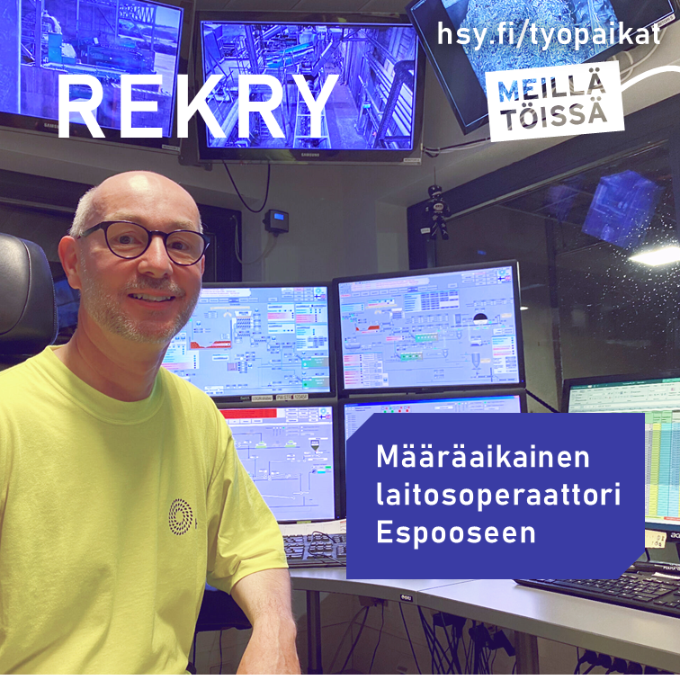 Haemme laitosoperaattoria Espooseen Ämmässuon ekoteollisuuskeskukseen määräaikaiseen työsuhteeseen 31.8.2023 asti. Työympäristöäsi ovat kompostointilaitokset, biokaasulaitos, -pumppaamo, -voimala ja pyrolyysilaitos. 

Hae viim. 10.11.22 hsy.rekrytointi.com/paikat/?o=A_A&…

#rekry #työpaikka