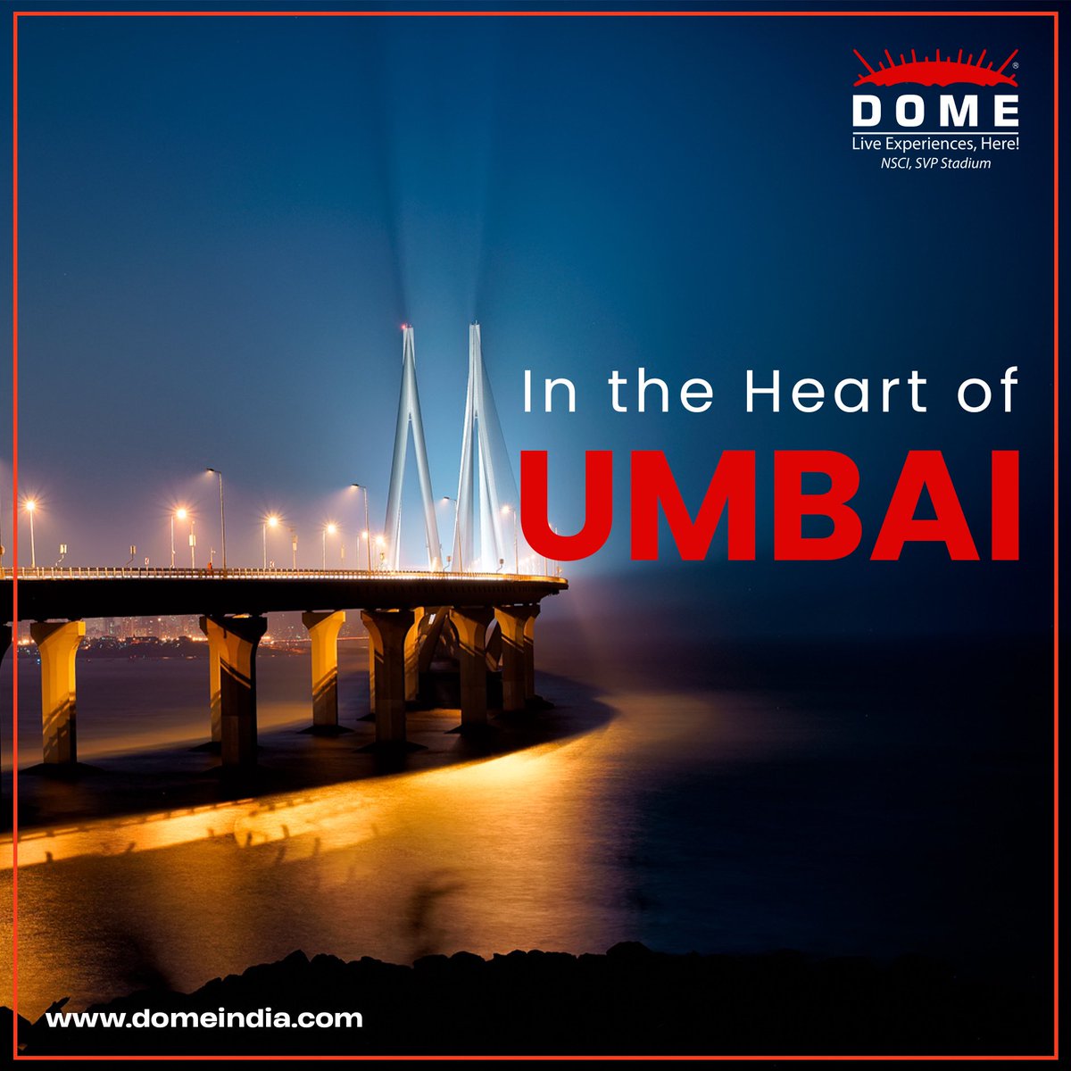 Dome_of_Ent's tweet photo. Dome, Mumbai’s best venue is back!

#domeisback

#domensci #dome #eventplanner #events #eventmanagement #festivevibes #entertainment #sports #weddingvenue #nscidome #exhibition #awards #award #mumbai #thingstodoinmumbai #venuedecor https://t.co/pCmdAWVTch