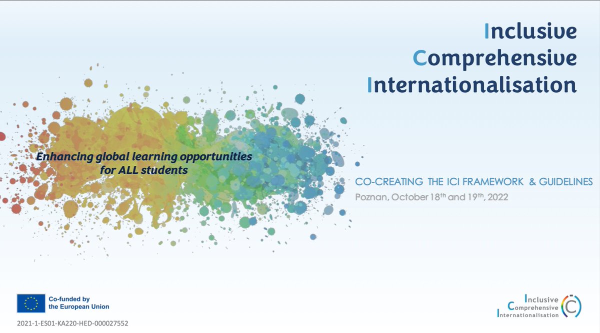<a href="/AuroraUNINA/">Aurora F2</a> #ICI_Unina in wonderful Poznań for <a href="/ici_project/">ICI Project</a> Networking &amp; training on inclusive internationalisation. Let's start co-creating and self-training! visit iciproject.org <a href="/UninaIT/">Unina Federico II</a> <a href="/suctiproject/">SUCTI</a> <a href="/SuctiA/">SUCTIA</a>