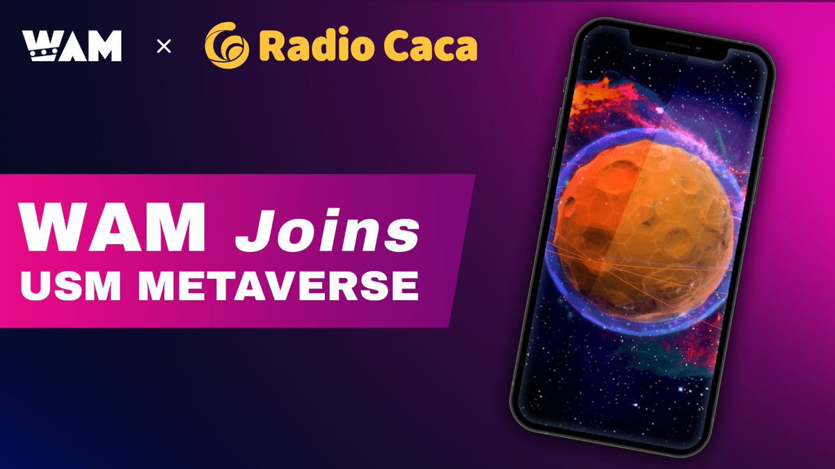 playWAM's tweet photo. #WAM joins @USMverse 🚀 

We are excited to build a home in the United States of Mars 3D Metaverse and to connect with new and awesome people. 🎉 

Stay tuned 'cause we have more. 😎 https://t.co/fHPsSBy93q