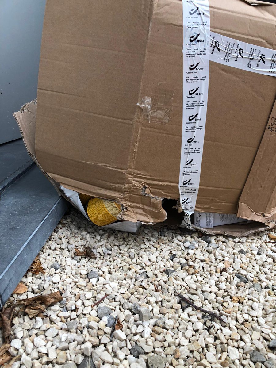 Bedankt <a href="/bpost_nl/">bpost</a> om mijn bestelling in perfecte staat af te leveren… not! De volgende keer kies ik wel voor een andere leveringsdienst.