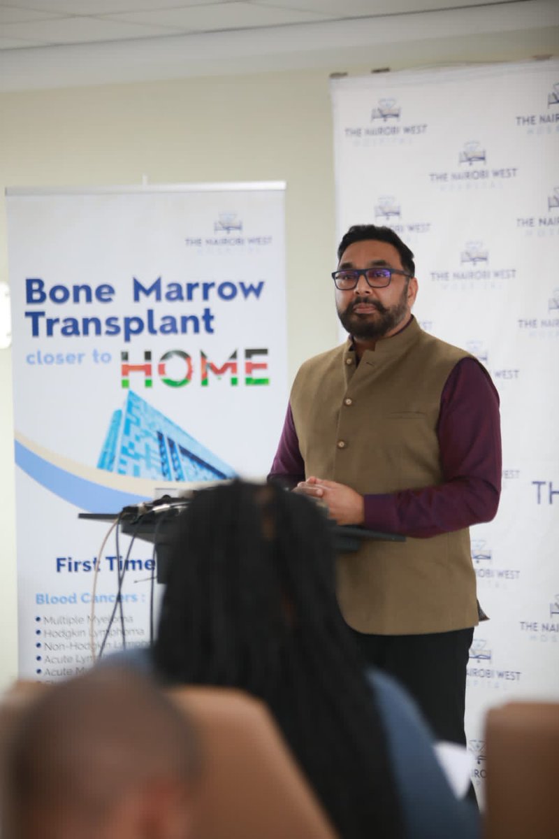 In the words of Dr. Kibet chief consulting pathologist at the hospital, the burden of cancer is rising globally. The strain on people and their income can be felt all across. The center is a way to make treatment accessible #BoneMarrowTransplantLaunch
#TheNairobiWestHospital