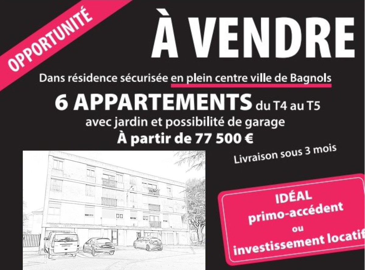 abbimmo's tweet photo. Votre #appartement avec #Jardin à #bagnolssurceze.
#Asaisir #premierachat #immobilier  #forterentabilite. https://t.co/lJPUEseNXv