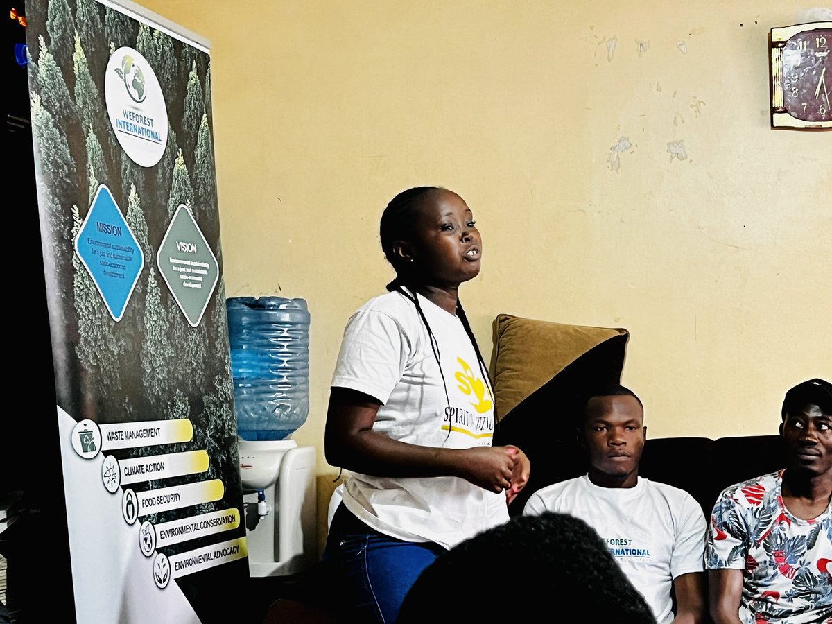 Weforestinter's tweet photo. Just to ensure no one is left behind and everyone takes an action to climate change campaign with our main aim to ensure a reduced vulnerability to the consequences of climate change we are are engaging youths in all sector to ensure this come to pass.   #ecosystem https://t.co/R66UYKahOi