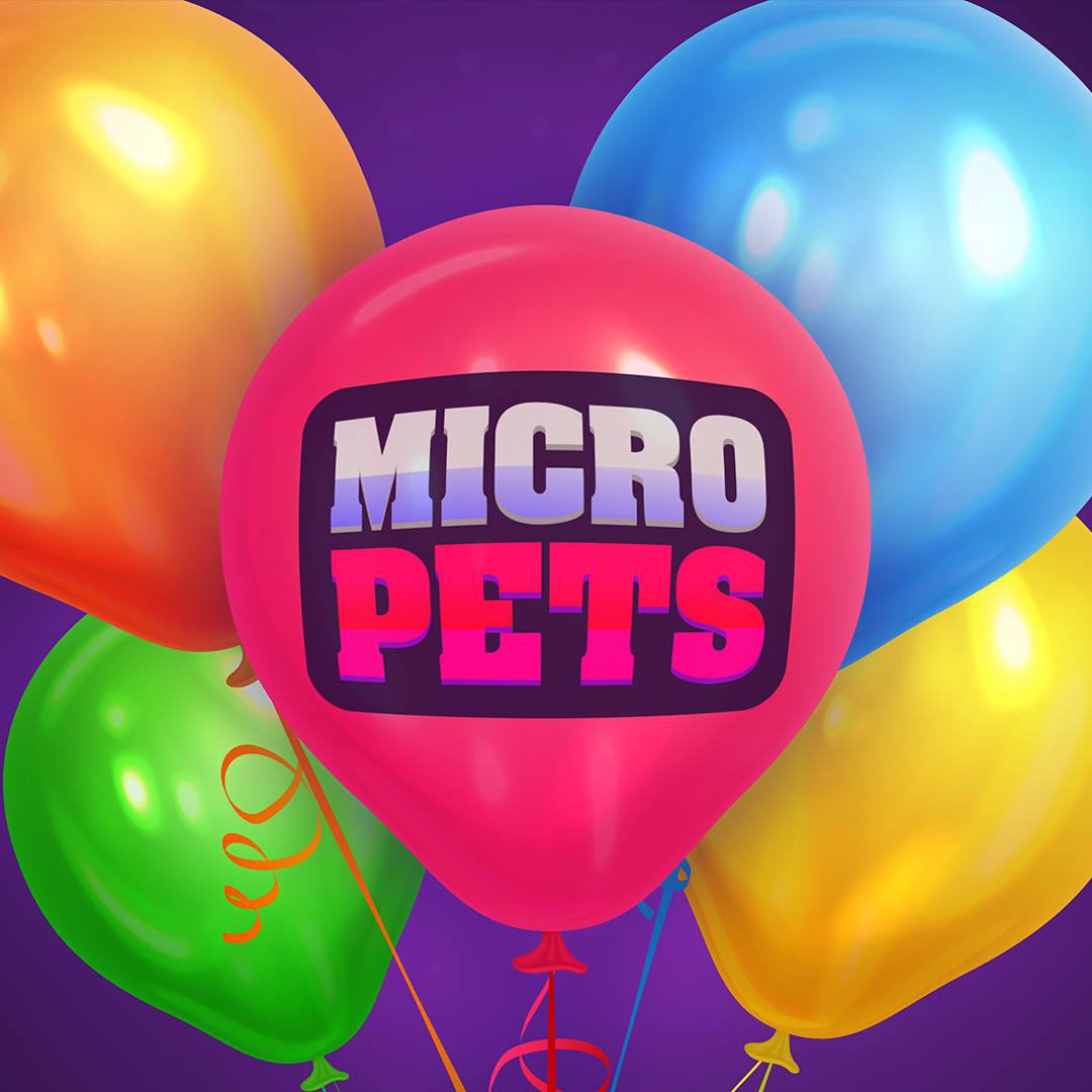 Its_Sweeney_'s tweet photo. It’s time to party 1 year anniversary for #MicroPets let’s goooo!! #MicropetsBSC #Petsbirthday Your invited to the party come join us here https://t.co/eocSbMyWdn on telegram for the celebration. Giveaways, burns, and a great community! #BNB https://t.co/eyAs1OXoH9