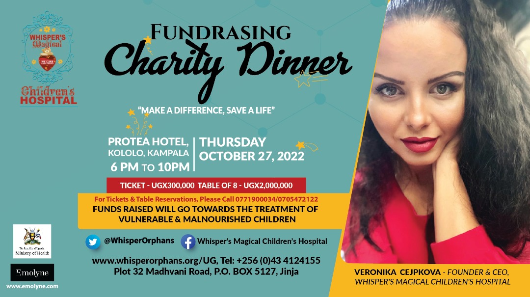 WhisperHospital's tweet photo. Veronika Cejpkova (@aunty_vero )C.E.O and Founder of @WhisperOrphans. With a mission to revive trust in charity and humanity, through helping vulnerable children attain decent medication. #whispersfundraisingdinner
#SaveALife
#MakeADifference
#LovingCaring
#TeamWhisper https://t.co/RRpvc771tb