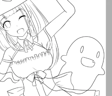 線画まで・・・ 