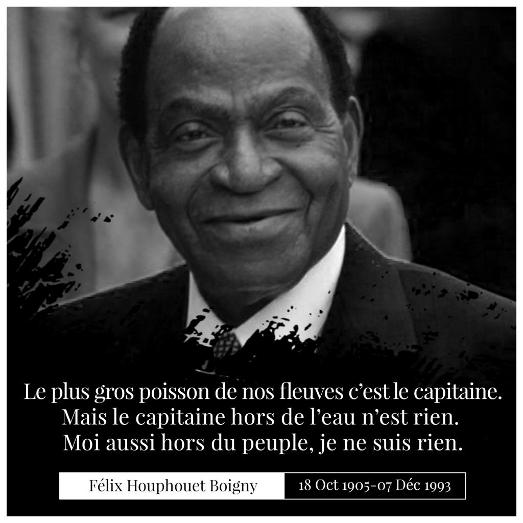 RAtchourou's tweet photo. #18Octobre1905
Hommage au père de la nation ivoirienne par le prisme de ses pensées cultes, dont lui seul, avait le secret. 
Nanan Boigny, le bélier de Yamoussoukro!
N'hésite pas à partager avec moi, l'une de ses pensées. https://t.co/SU3oZP84sn