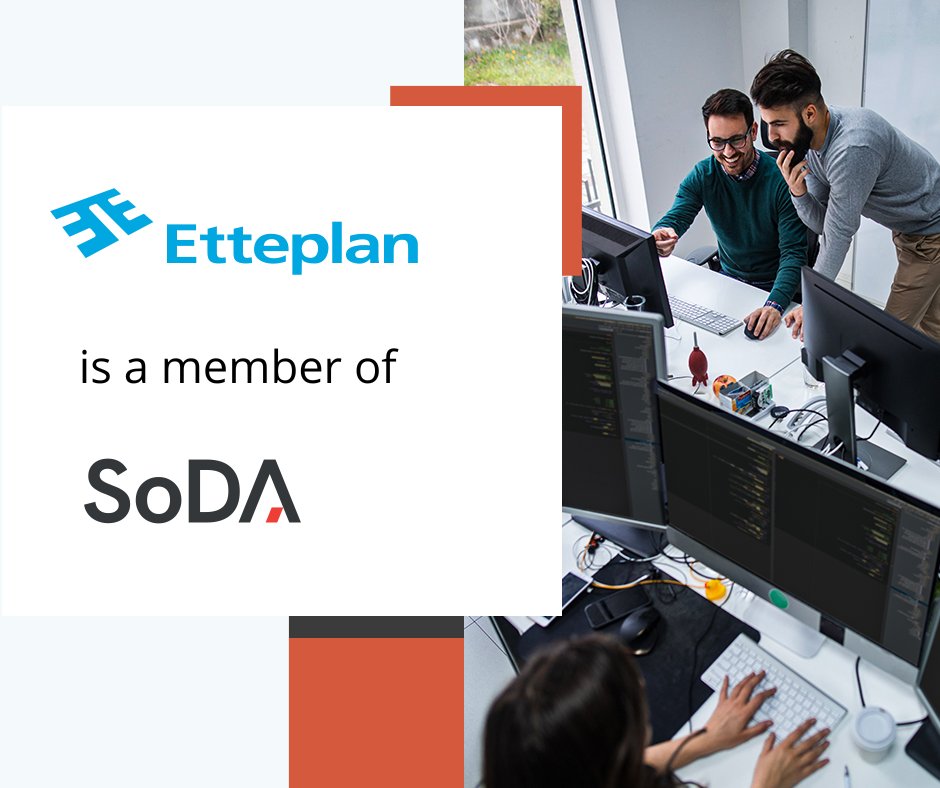 Etteplan's tweet image. Etteplan Poland is a member of Software Development Association (@sodapl). The organization has 200 members – IT companies, the biggest IT association in Poland. Aiming to actively work together to develop the industry. 
#EngineeringWithADifference #Software #SoftwareDevelopment