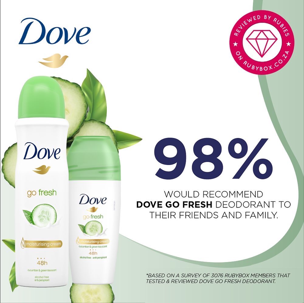 rubybox_beauty's tweet photo. Worries about the upcoming Summer days and not being protected? ☀️ Dove Go Fresh Doedorant will leave you feeling fresh all day long! 🥒🤍
Click here: https://t.co/89iUV2qgbd
#DoveGoFresh #DoveFreshnessFeel #rubybox #rubyboxDove https://t.co/AdNoBoWAOd