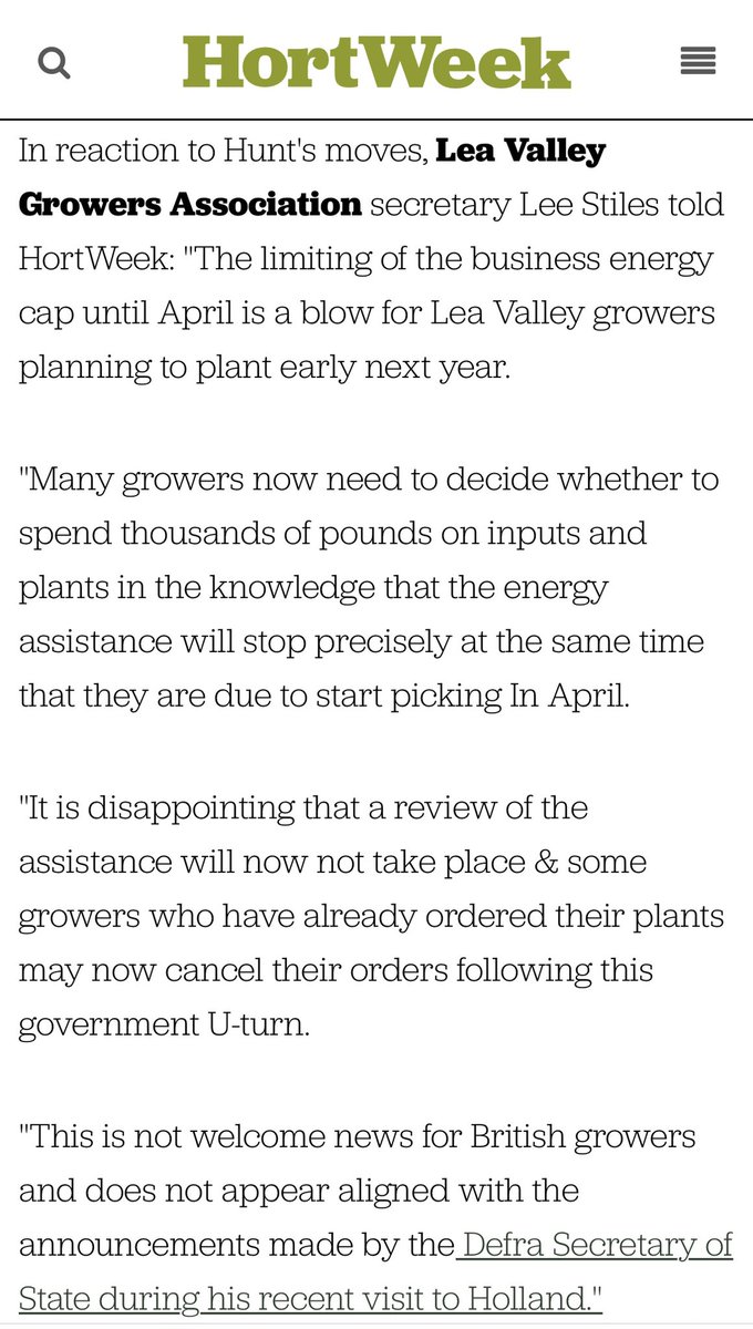 Stability, Confidence & Trust, Growers need to believe that energy & labour assistance will be there next week, next month & next year before they decide whether to grow local British Fresh food #backbritishfarming #Food #Salad #Leavalley