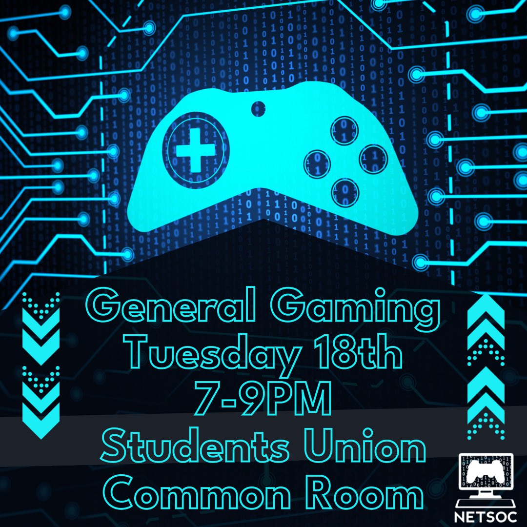 Join us in the SU Common Room at 7:00pm sharp this Tuesday the 18th for a casual and chilling evening of party games. Feel free to bring along your own Switch, laptop or other portable device!