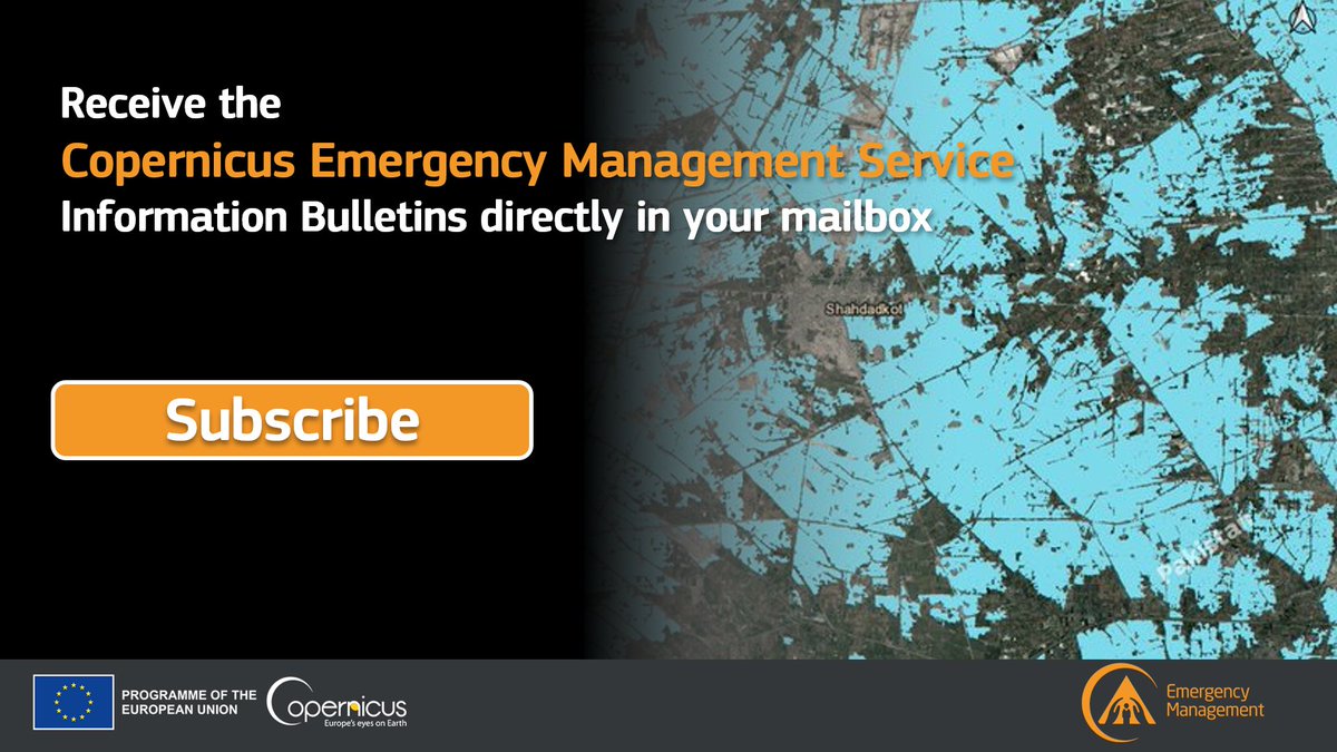 Copernicus EMS tweet media