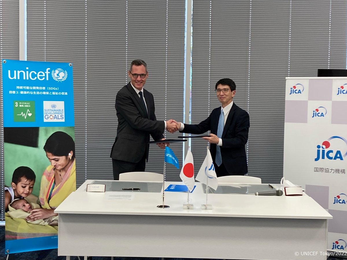 @UNICEF thanks support by @JapanGov🇯🇵 to strengthen cold chain systems in #Afghanistan🇦🇫 to deliver vaccine services for 8 millions #children & 24 million adults with @jica_direct. No child's health is left behind. #SDGs #ForEveryChild #UNICEFTHXJAPAN 👉twitter.com/UNICEFinJapan/…