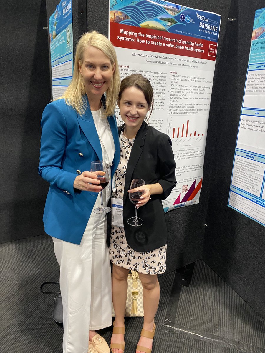 Australian Institute of Health Innovation (@aihi_mq) on Twitter photo Come and see <a href="/LouiseAEllis/">Louise Ann Ellis</a> <a href="/YvonneZurynski/">Yvonne Zurynski</a> <a href="/JBraithwaite1/">Jeffrey Braithwaite</a> poster on Learning Health Systems at #isqua2022 or read the paper here: medinform.jmir.org/2022/2/e34907/ Come and see <a href="/LouiseAEllis/">Louise Ann Ellis</a> <a href="/YvonneZurynski/">Yvonne Zurynski</a> <a href="/JBraithwaite1/">Jeffrey Braithwaite</a> poster on Learning Health Systems at #isqua2022 or read the paper here: medinform.jmir.org/2022/2/e34907/