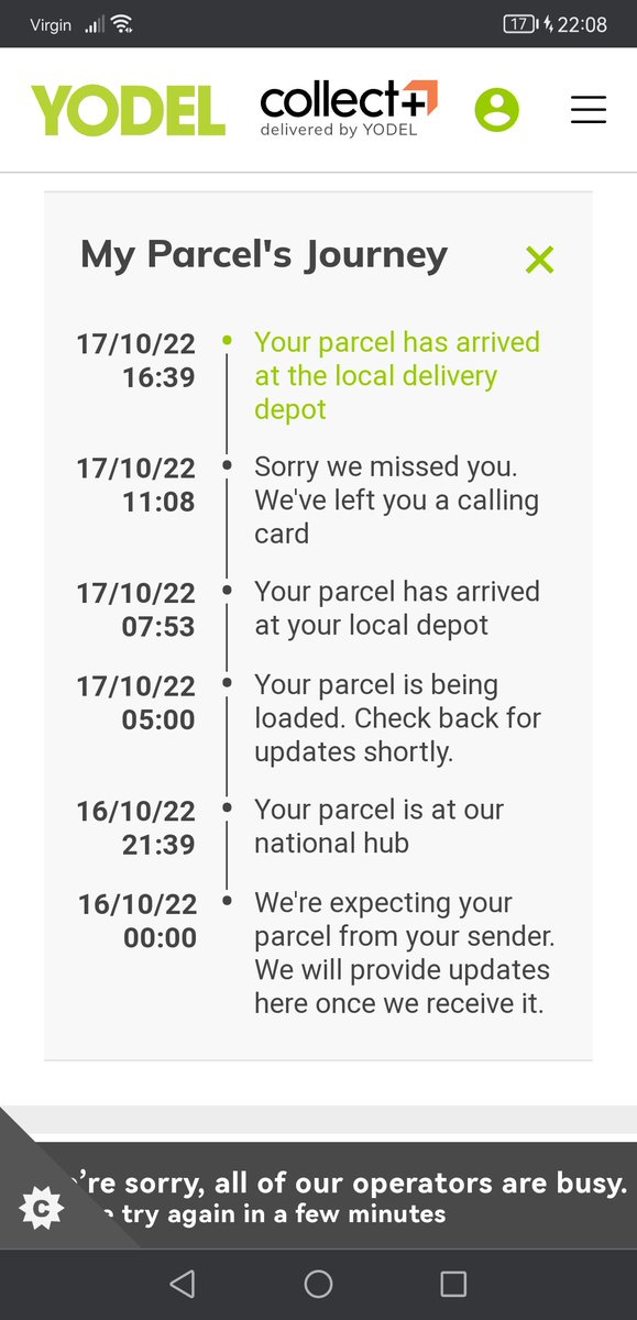 Jules77936724's tweet photo. I had somone waiting in for this from 7am.  Yodel Never left a calling card.  I live in a small house and my dogs would have told us if someone came to the door. https://t.co/IvXWsy9kIB