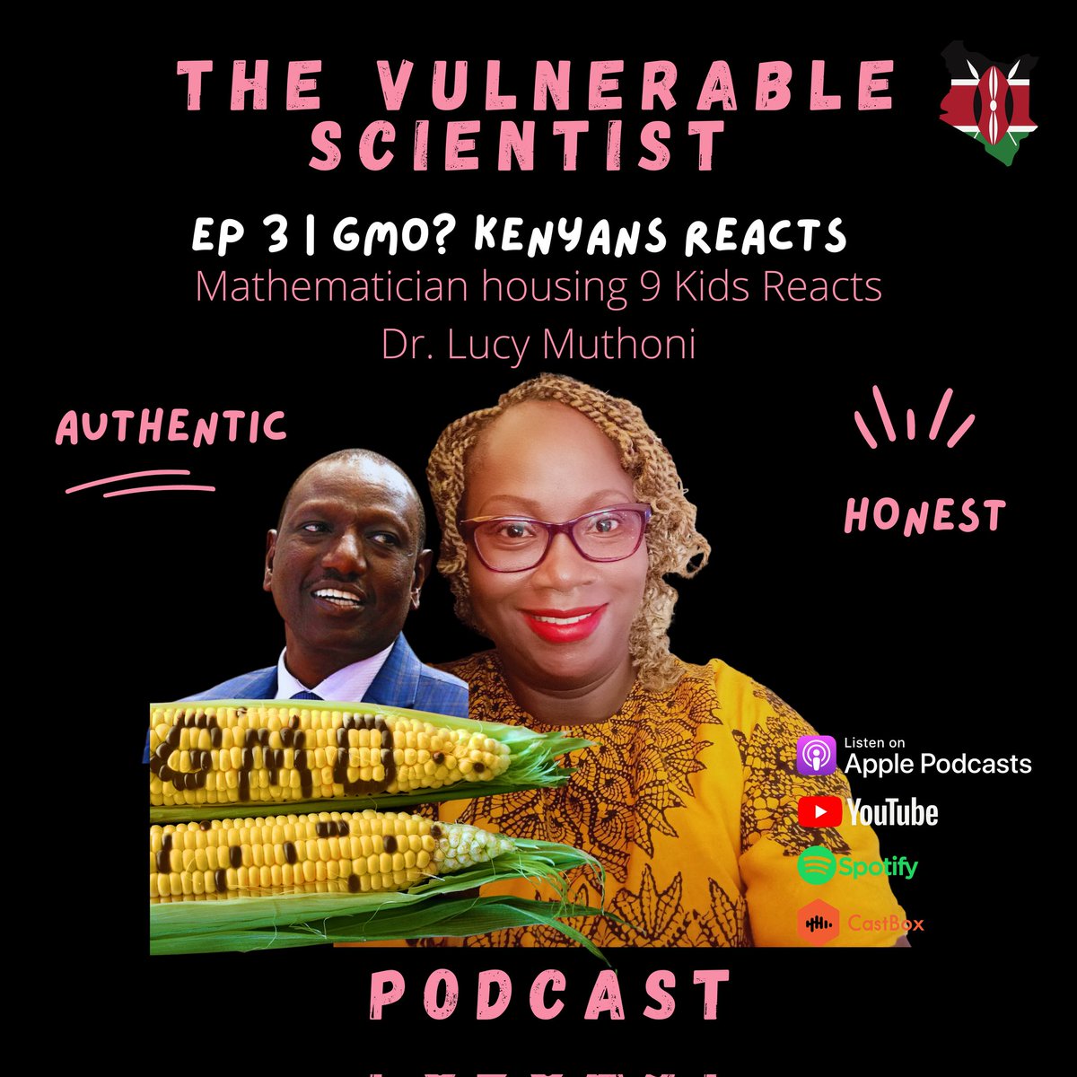 Upcoming Episode ft Dr. <a href="/LucyMuthonie/">Dr. Lucy Muthoni</a> dropping today at 7pm East African Time

thevulnerablescientist.com

#GMO #GMOs #Biotech #Mathematician #scicomm #kenya #Kenyans