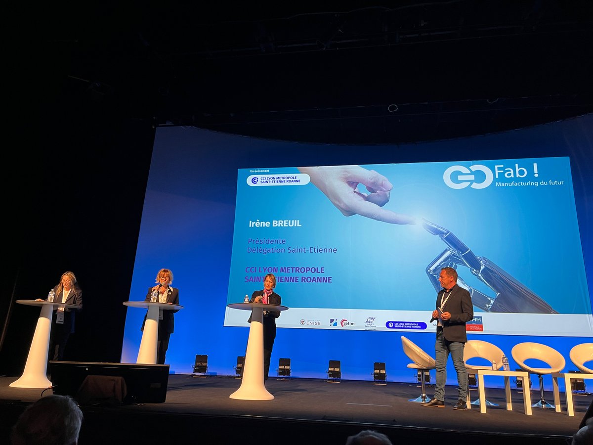jacquesfayolle's tweet photo. Ouverture de #gofab biennale manufacturing #industrie #futur
Rencontre des professionnels et offreur de solutions avec @CCILYONMETRO @uimm @CetimFrance @MINES_StEtienne @ENISaintEtienne @saint_etienne_ https://t.co/5wQdNudmNb