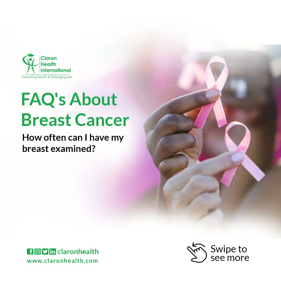 claronhealth's tweet photo. How often do you have a #breast examination? 

Do well to send us a Message to Claron Health International on WhatsApp. https://t.co/E0diZEYqpd

#ClaronHealth 
#Health 
#breastcancer
#ClaronCares https://t.co/nElArMsVGc
