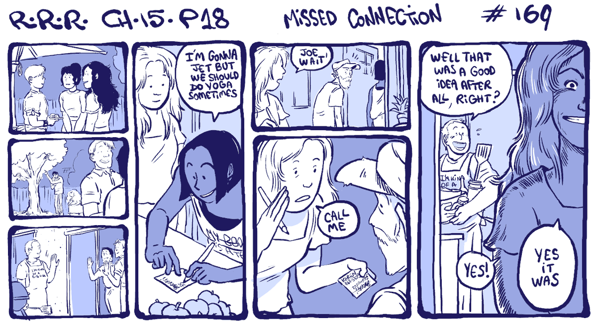 ch15 p18 ! Missed connection...
All previous strips neatly arranged in my pinned tweet!
You can also read #rodneyrrodney on webtoons! :D