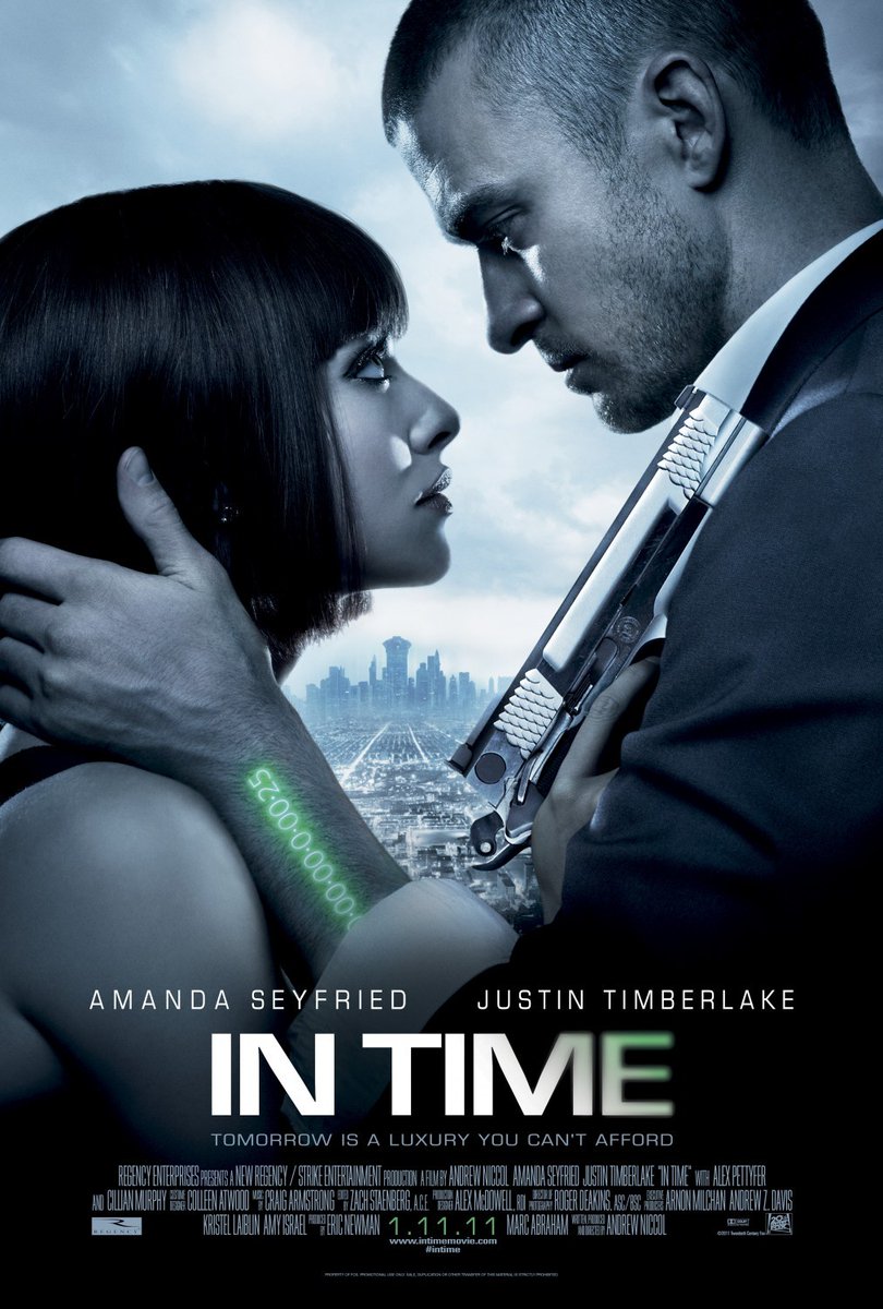 Top 10 movies for couples to watch on a date night. (Remix)

10. In time.