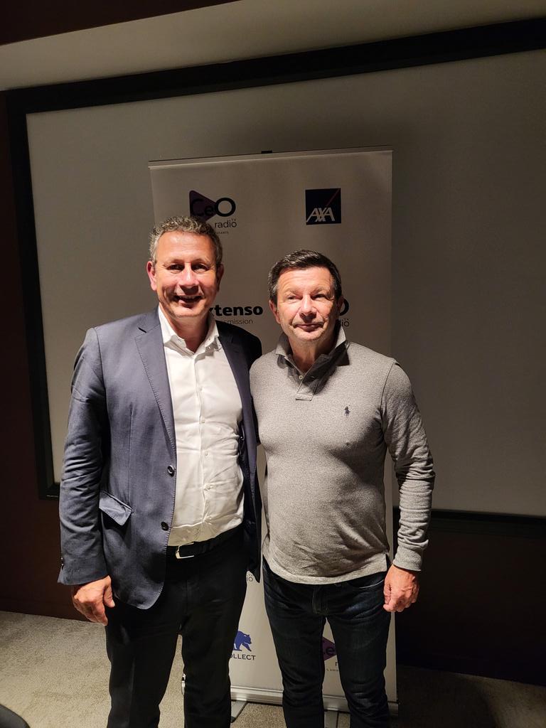 DenisJacquet's tweet photo. Privilege toujours plaissnt de retrouver Alain Marty sur CEO RADIO pour parler de #topcream @VanessaPerez_VP https://t.co/GjOPP9voQQ