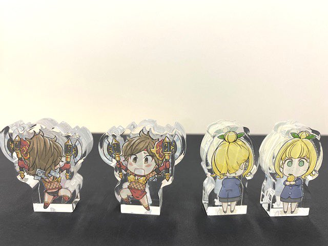 カラフルブレインさんからファンタジーシリーズアクリルコロコロフィギュアセットのテストショット写真到着ッ。ぷりんウィザードだけいない。単体のコロコロなので持ち運びに便利で可愛さもブーストよ。 