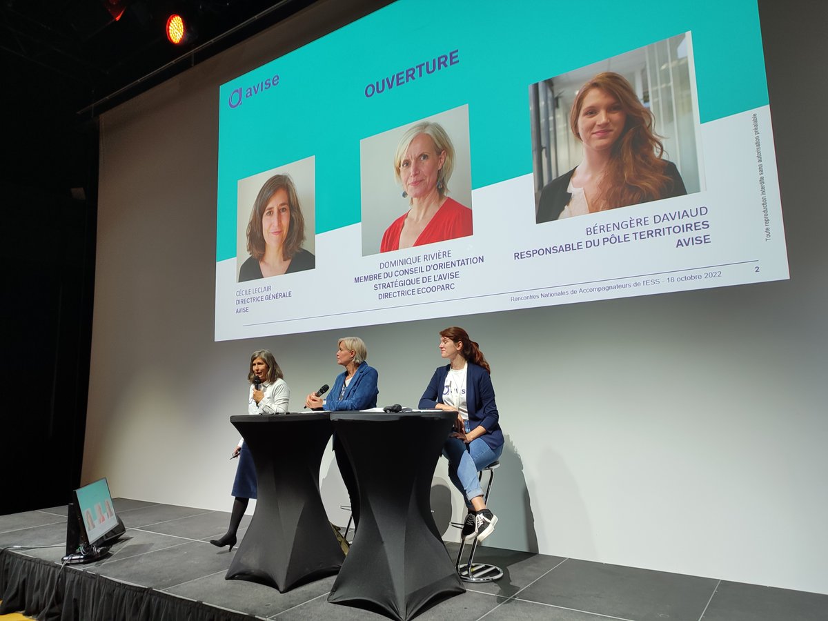 avise_org's tweet photo. 📢Lancement des premières Rencontres Nationales des Accompagnateurs de l'#ESS à la @ciup_fr !
🤝Plus de 25 ateliers d'échanges entre pairs
🎙️Plus de 60 intervenants
👥Plus de 400 participants
Objectif : Accélérer ensemble les transitions
Programme ▶ https://t.co/SwBGUGsrC0 https://t.co/MfZlsvmJBY