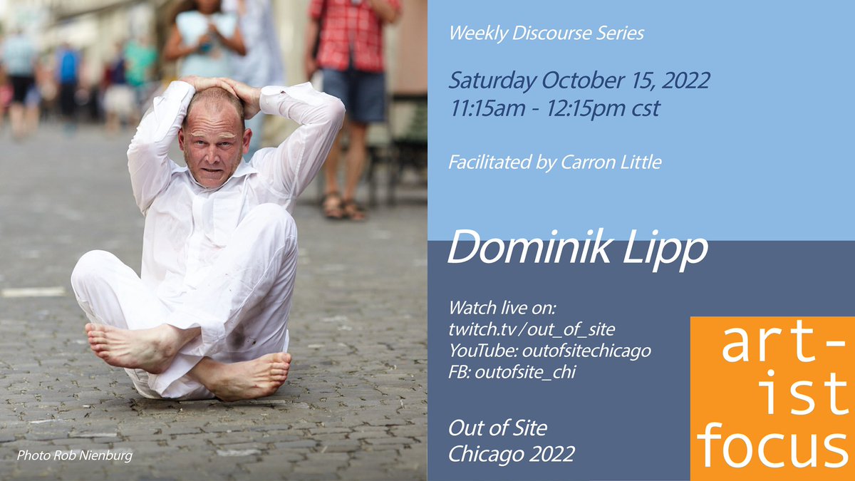 On Saturday the Artist Focus was with @DominikLipp from his garden in rural Switzerland. He discussed his solo spontaneous performances that he creates in response to different places and then we discussed his durational practice. #artistfocus #artisttalk #performanceart