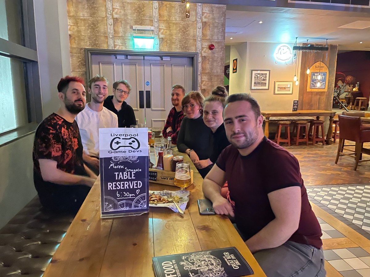 mjsmagala's tweet photo. Had a great time connecting with people at Liverpool Game-Dev meet-up. Everyone had such a great time we’ve decided to make it a monthly occurrence, and are looking for ways to grow the event! 

#gamedev #gamedevelopment #community #networking #Liverpool #northwest #social https://t.co/WMpaoQB4XT
