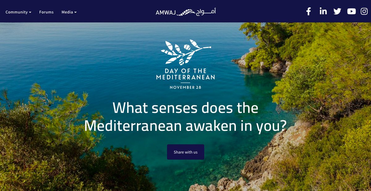 AMWAJAlliance's tweet photo. What senses does the #Mediterranean awaken in you?  

From the aromatic spices to a cool sea breeze on your skin or the lively streets of its colourful neighbourhoods, this region is a true journey through the senses.🫒🌅

Share it with us!📲🌊👉 https://t.co/lR0U9ajMWx
#MedDay22 https://t.co/RpknhnhPmA