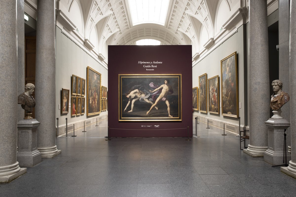 🖼️ Restaurada la luminosidad de 'Hipómenes y Atalanta', del maestro Guido Reni, una de las obras más importantes del <a href="/museodelprado/">Museo del Prado</a>, gracias al mecenazgo de la Fundación <a href="/Iberdrola/">Iberdrola</a> España. Se trata de una de las obras icónicas del #museo. #Arte #Madrid

masinteresmadrid.com/restaurada-la-…
