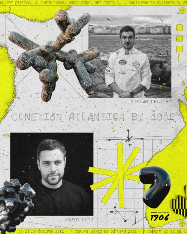 📽️🍽️🍺 Hoy, martes 18 se producirá una 'Conexión Atlántica by <a href="/cervezas1906/">Cervezas 1906</a> ' entre el artista David Catá y el Adrián Felípez <a href="/migacoruna/">M I G A</a>, que dialogarán en torno al arte, la gastronomía y la cerveza, cruzando experiencias en <a href="/interseccion__/">Intersección</a>. 
🎟️ enterticket.es/eventos/conexi…