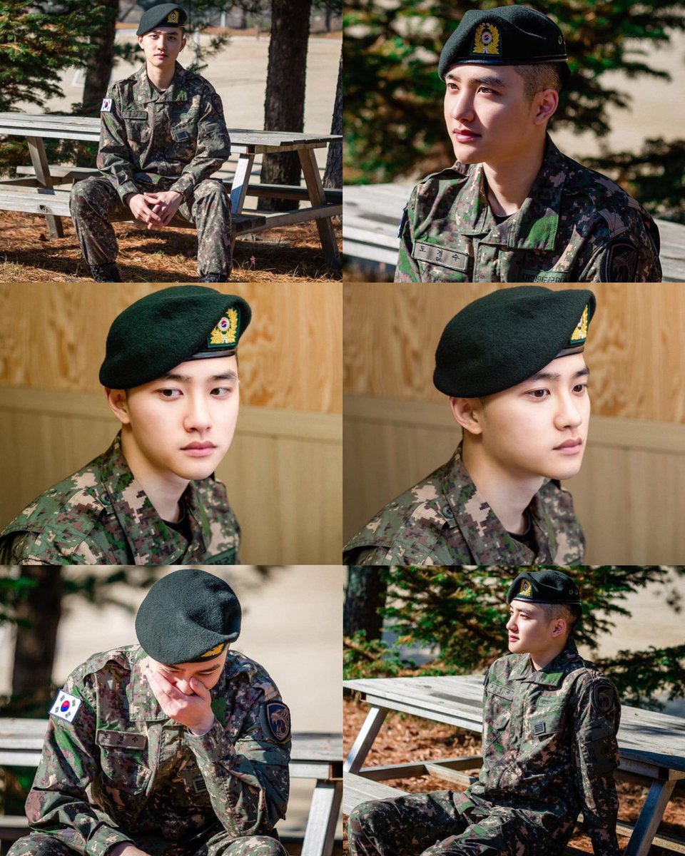 dksposts's tweet photo. will never get over how good kyungsoo looked in his military uniform https://t.co/C0jHVDXEY4