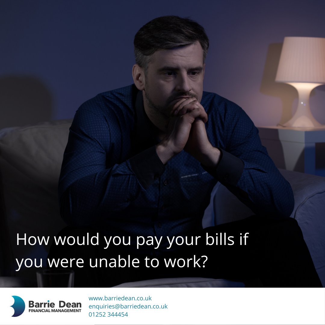 barriedean's tweet photo. If your income stopped due to illness or disability, how would you maintain your current spending levels?

🌎 https://t.co/Gq6JgennVH
✉️ enquiries@barriedean.co.uk 
📞 01252 344454

#LetsTalkIP #illness #incomeprotection #protection #unexpected #financialadviso #aldershot https://t.co/i7yIH0GVBz