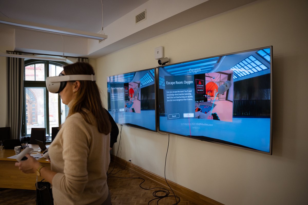 futuclass's tweet photo. Another glimpse of our visit to The Estonian Ministry of Education and Science
Photos by Raimo Roht, HTM 🙏

#edtech #educational #virtualreality #K12 #STEM #virtuallearning #teachers #science #lab #chemistry #edu #stemeduaction #technology #innovation #immersive #oculus #pico4 https://t.co/TBonGrqPAT