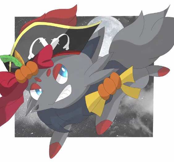 お菓子くれてもくれなくてもイタズラしちゃうゾ#ポケモン #Pokemon#ゾロア 