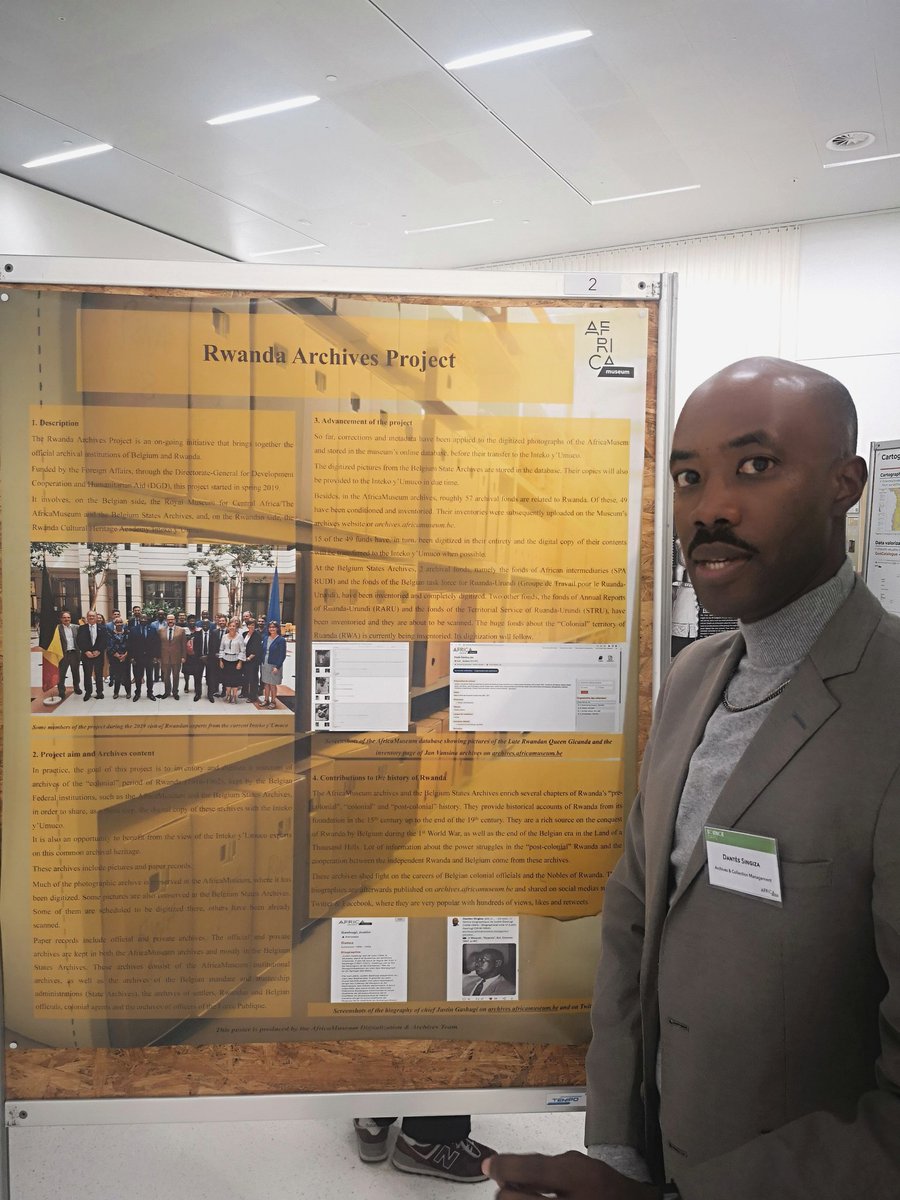 The Rwanda Archives Project at the <a href="/africamuseumbe/">The AfricaMuseum</a> Science days, 17-18 October 2022.