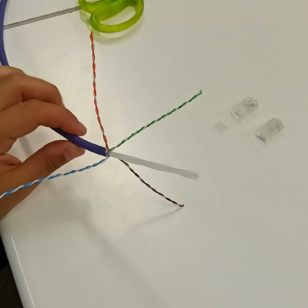 CDidactico's tweet photo. Practicando haciendo #cabledered en #1smr . Buen trabajo! @zzalexm https://t.co/v4jWOm0n4v