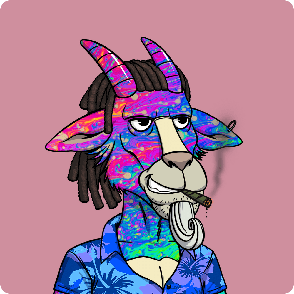 TrfcTheGoat's tweet photo. Trippy Tuesday @goatlodge GM stands for Goat Morning https://t.co/fcdbq6QAgw