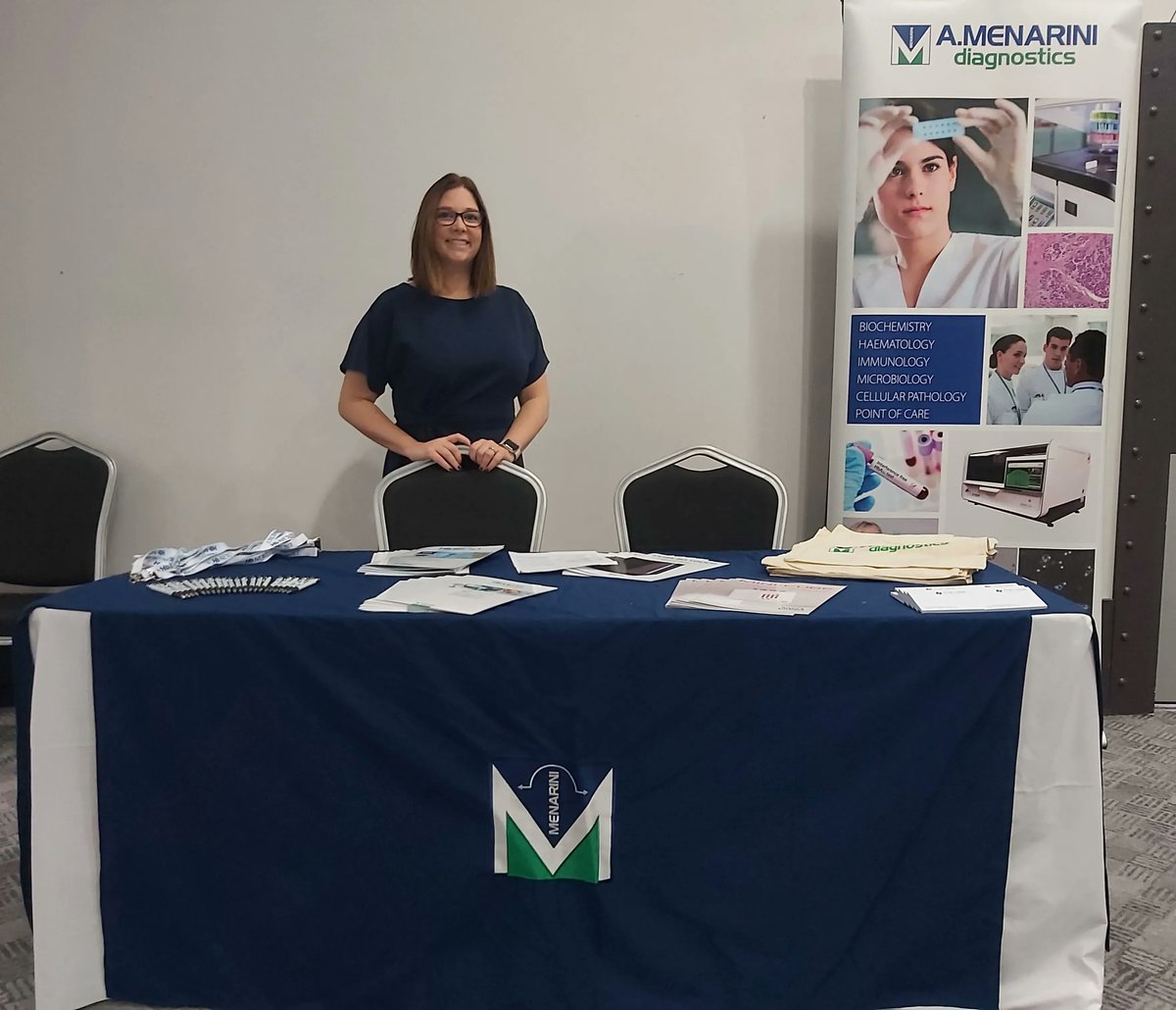 MenariniDiagUK's tweet photo. Come and have a chat with Kim at the #NEQAS annual haematology meeting today to see how you can transform your haemoglobinopathy screening with solutions from
#Menarini ! https://t.co/gwVDz6ErxC